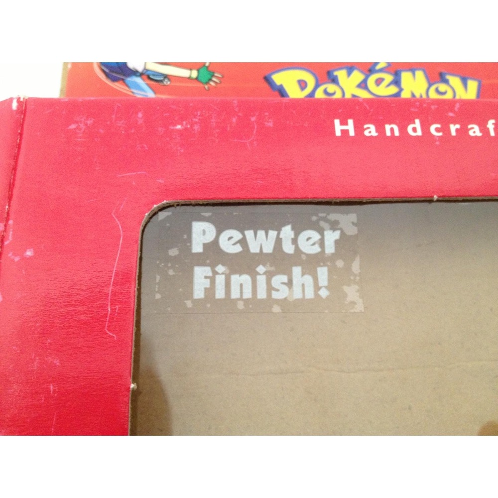 Vintage 1999 Pokemon Pals Picture Frame Pewter Handcrafted 3 x 5 Collectible - Picture 4 of 6